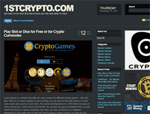 Tablet Screenshot of 1stcrypto.com